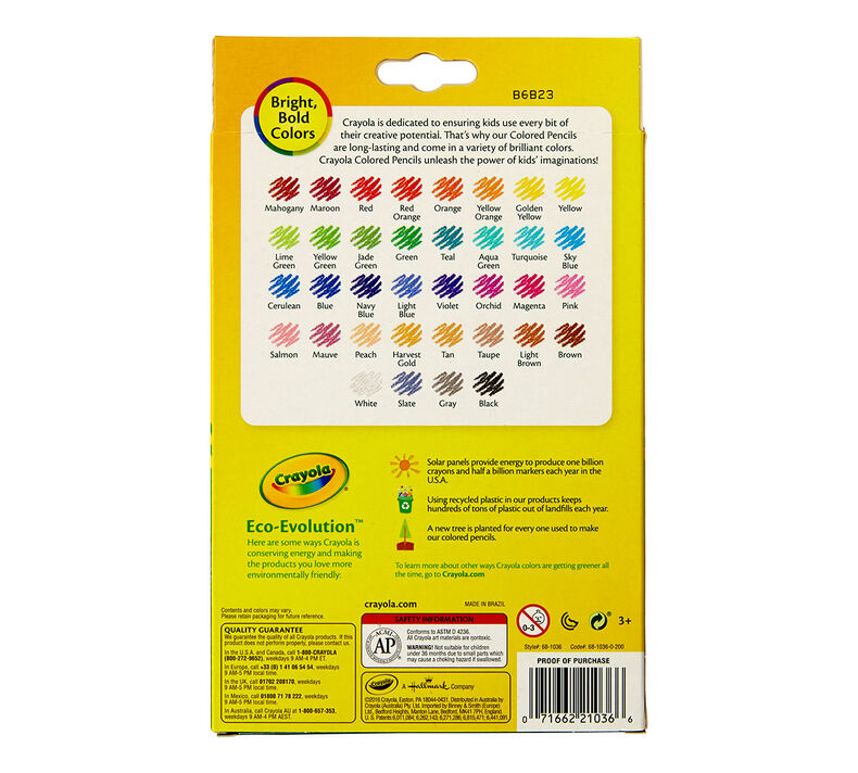 Crayola Erasable Colored Pencils, 36 Count