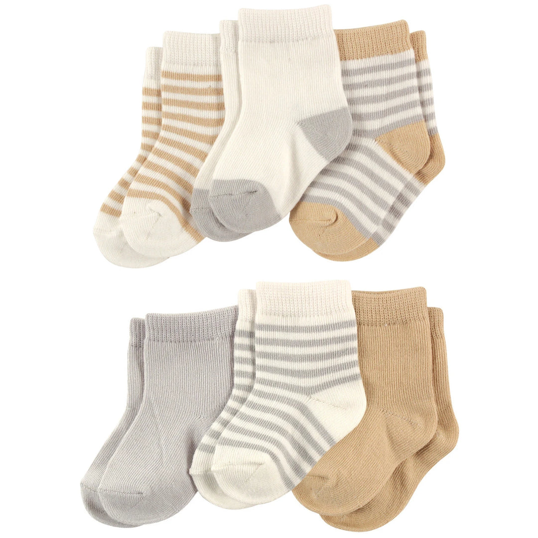 Touched by Nature Organic Cotton Socks 6-Pack