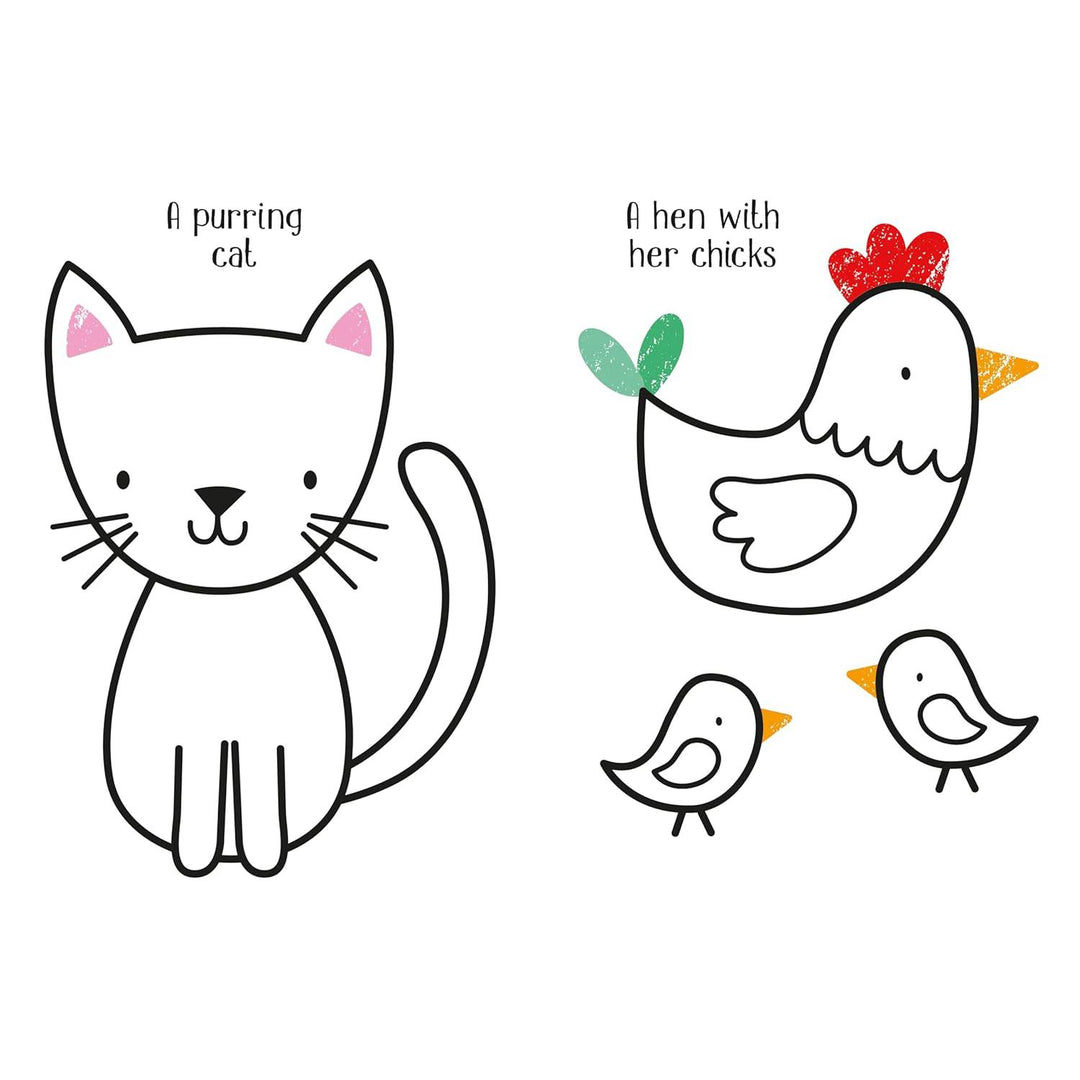Usborne Little Coloring Animals Book