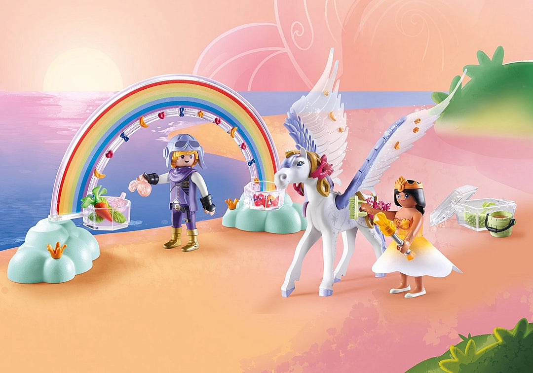 Playmobil Princess Magic: Pegasus with Rainbow in the Clouds (71361)