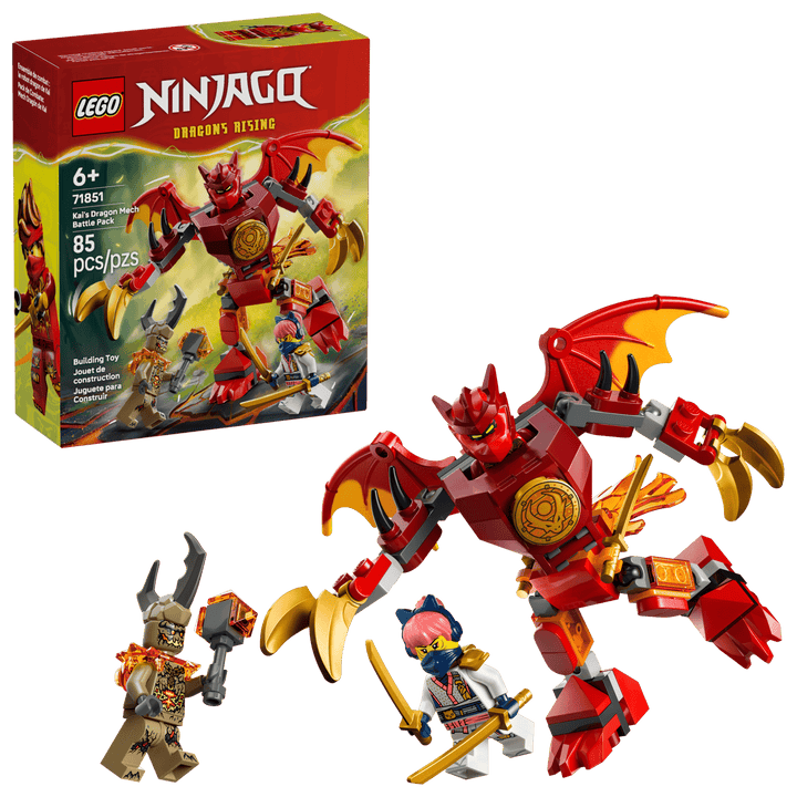 LEGO NINJAGO Kai’s Dragon Mech Battle Pack (71851)