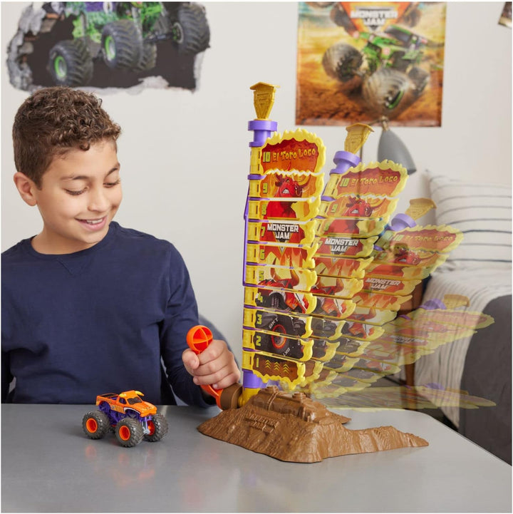 Monster Jam El Toro Loco Big Air Challenge Playset