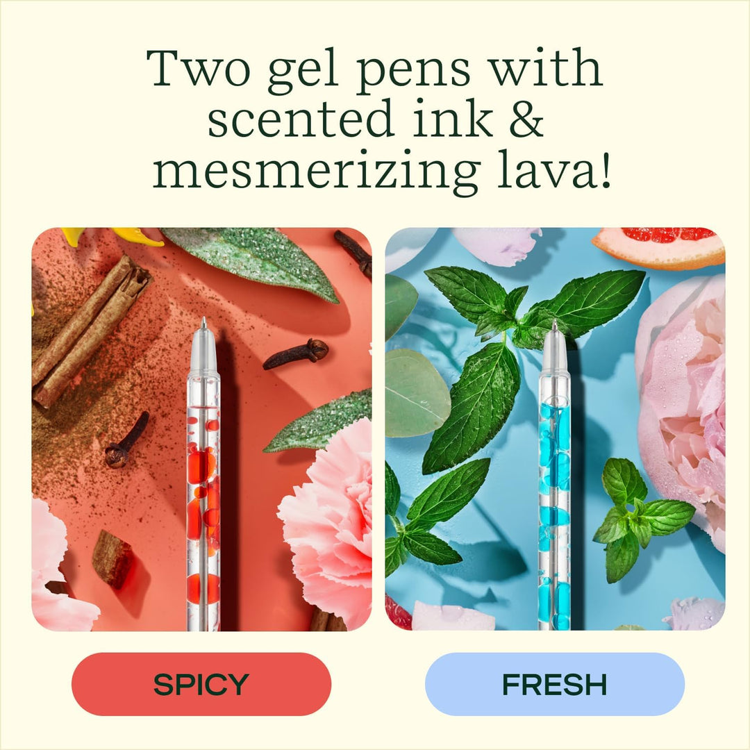 Lifelines Scented Essential Oils Lava Pen Set (2 Pack)