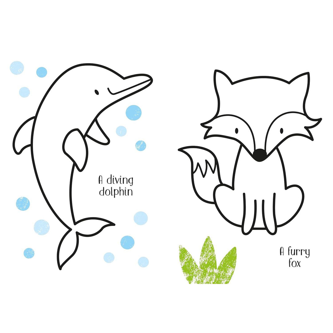 Usborne Little Coloring Animals Book