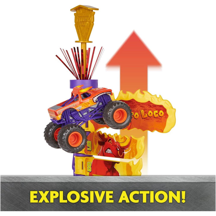 Monster Jam El Toro Loco Big Air Challenge Playset