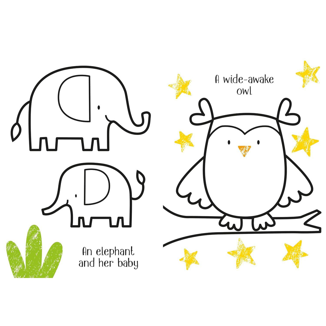 Usborne Little Coloring Animals Book