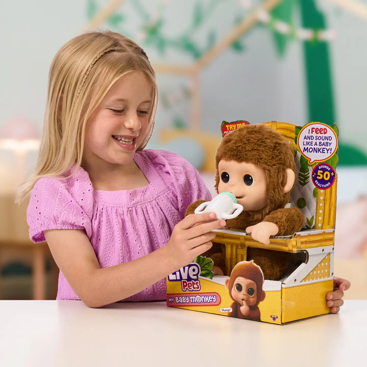 Little Live Pet My Baby Monkey Plush