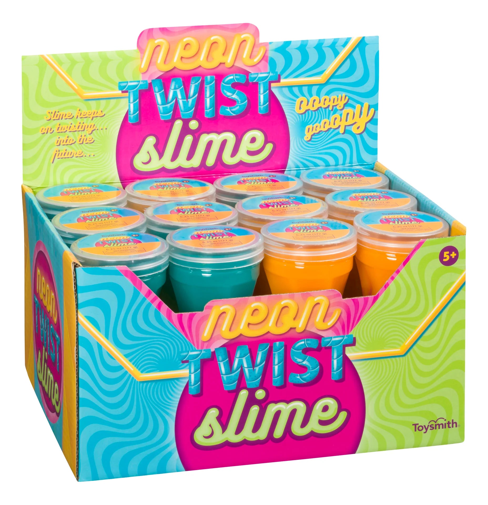 Toysmith Neon Twist Slime (Assorted Colors - One Per Order)