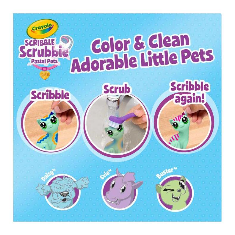 Crayola Scribble Scrubbie Pastel Pets