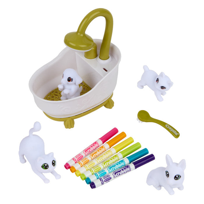 Crayola Scribble Scrubbie Pets Purple Tub Playset