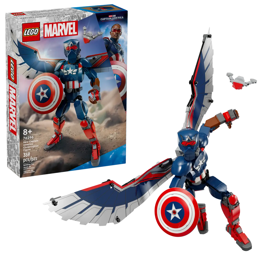 LEGO® Marvel New Captain America Construction Figure (76296)