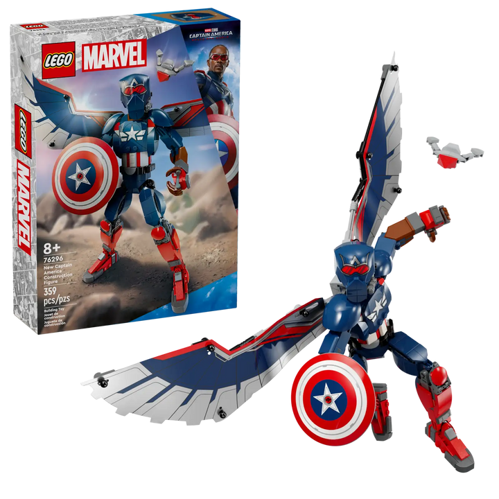LEGO® Marvel New Captain America Construction Figure (76296)