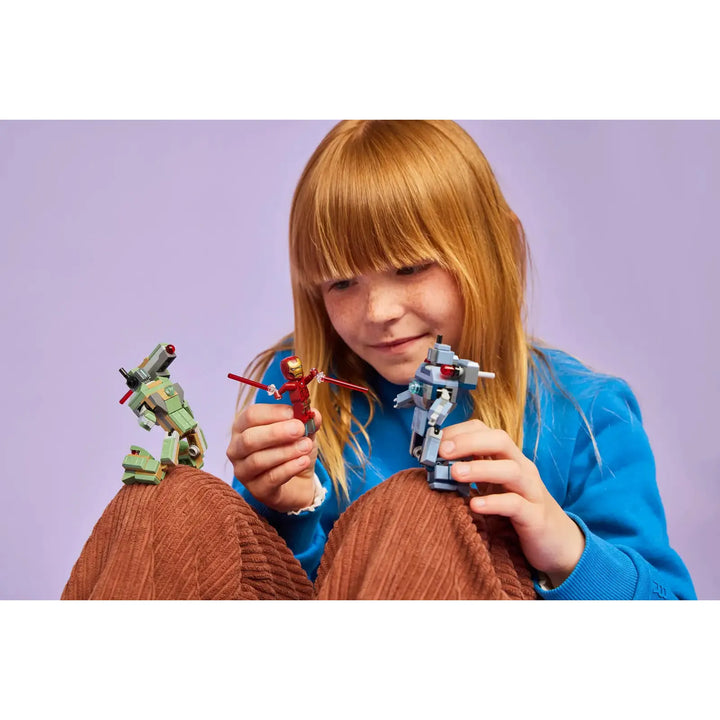 LEGO Marvel Iron Man & War Machine vs. Hammer Drones (76320)