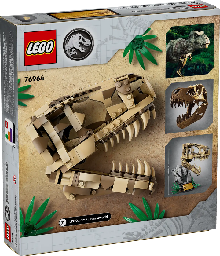 LEGO® Jurassic World Dinosaur Fossils: T. rex Skull (76964)