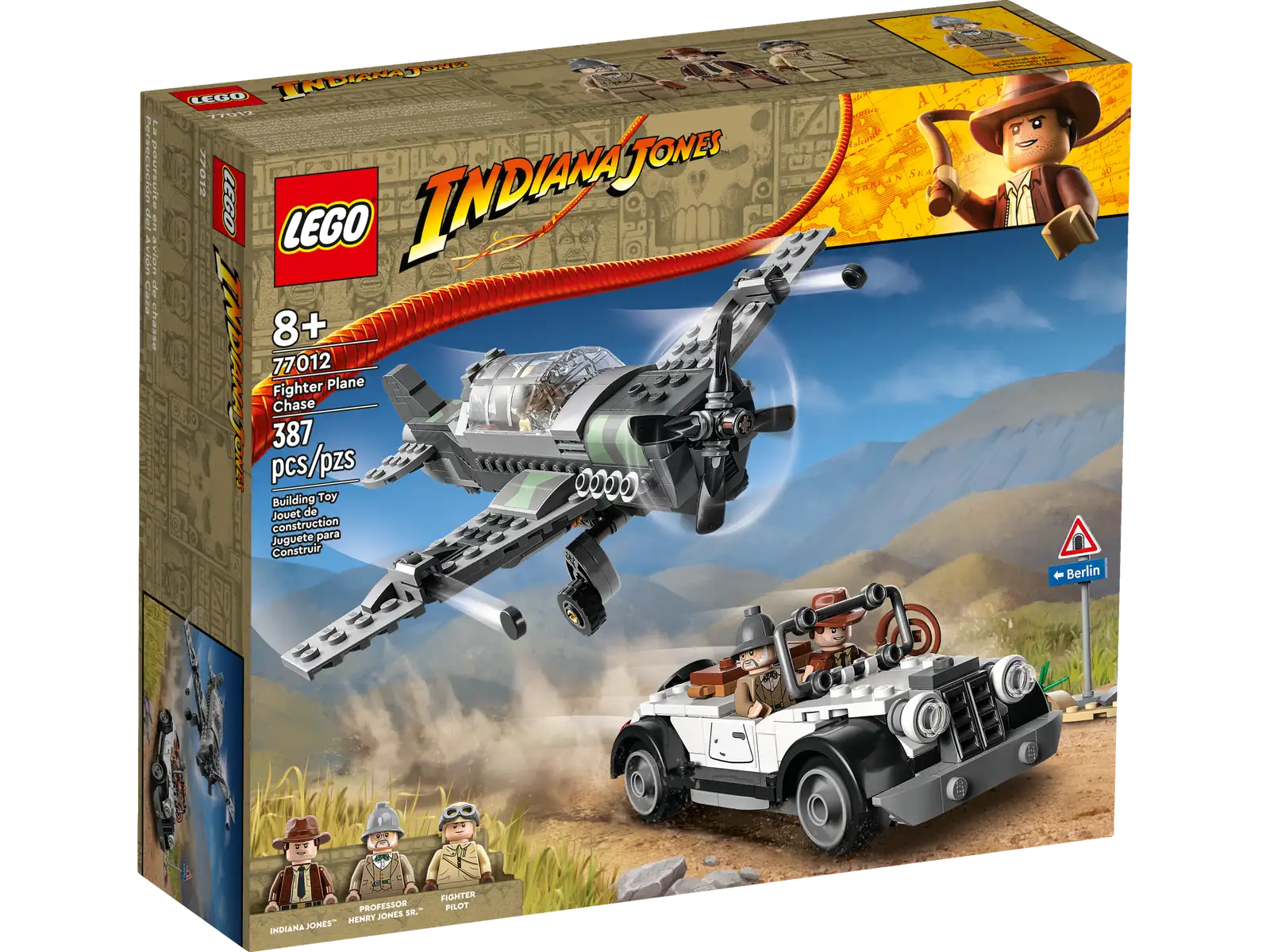 LEGO® Indiana Jones™ Fighter Plane Chase 77012 Building Toy Set