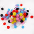 Pom Pom Balls Asst. Colors, Approx. 2cm 120-ct