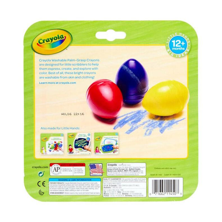 Crayola Palm Grasp Egg Crayons (3 Count)