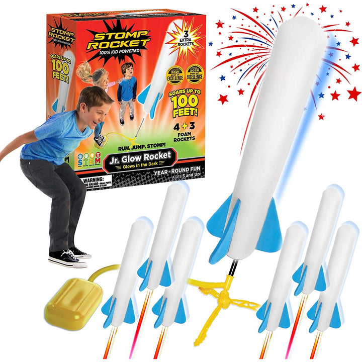 Stomp Rocket Junior Glow-in-the-Dark Toy Rocket Blaster