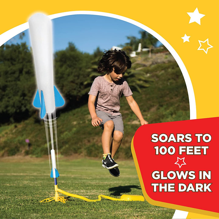Stomp Rocket Junior Glow-in-the-Dark Toy Rocket Blaster