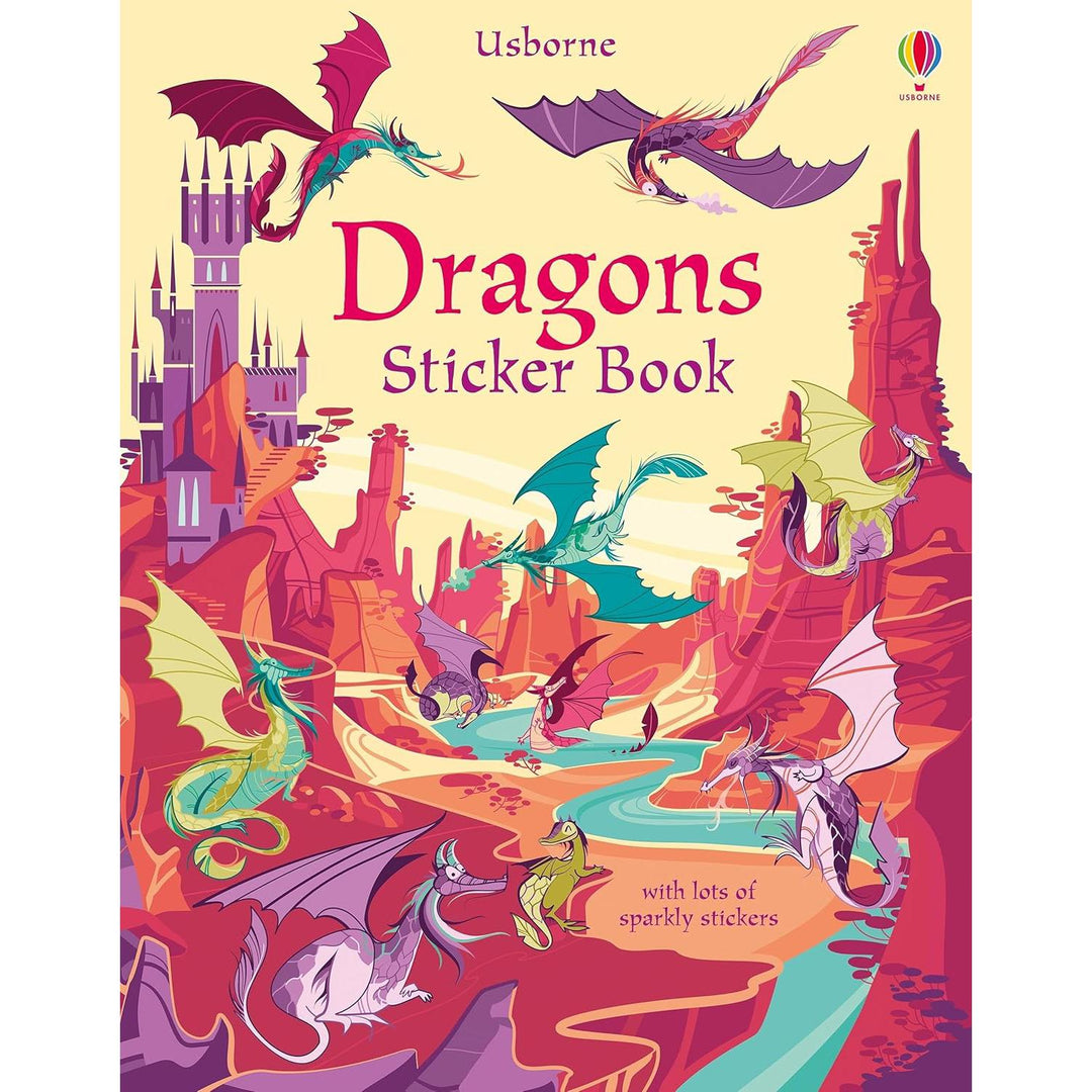 Usborne Dragons Sticker Book (Paperback)