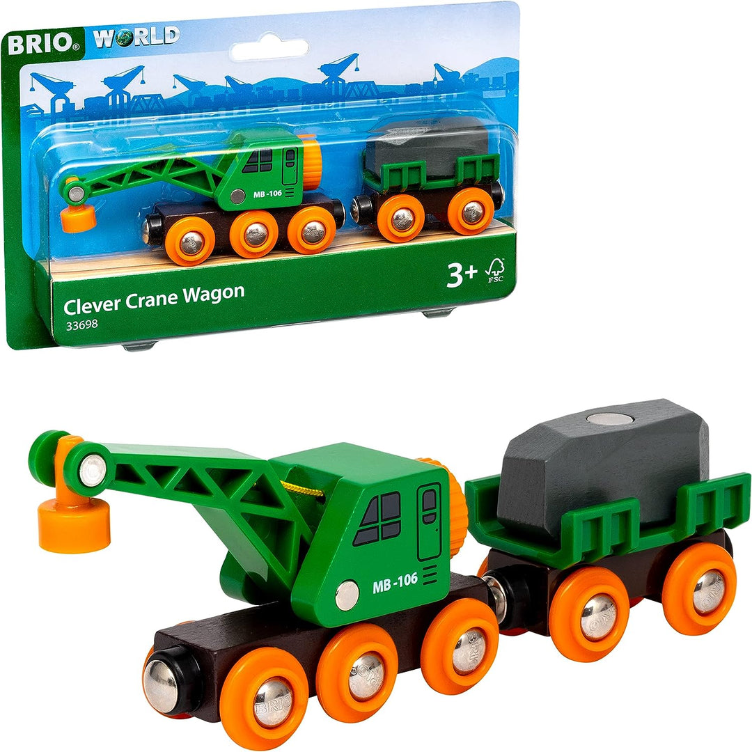 Brio World (33698) Clever Crane Wagon