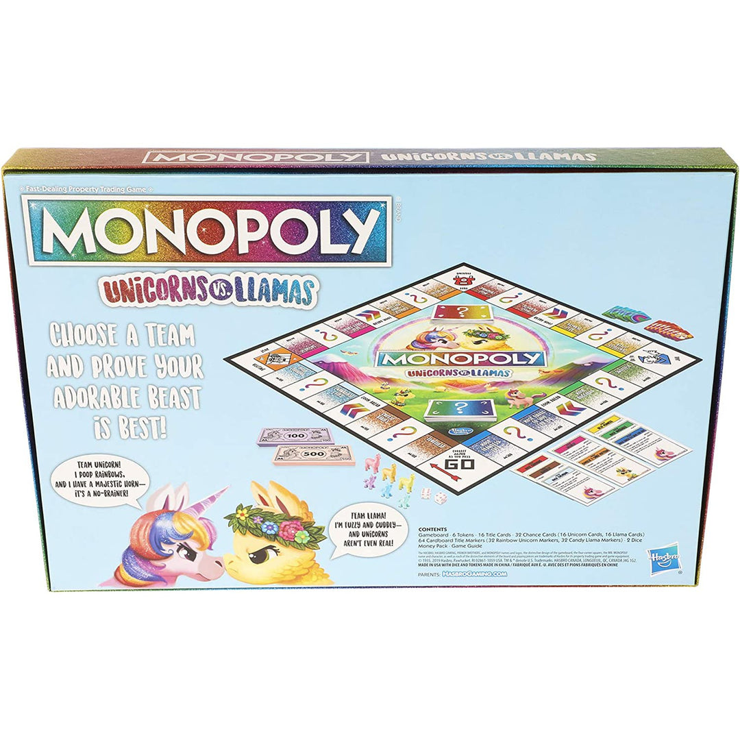 Monopoly: Unicorns vs. Llamas