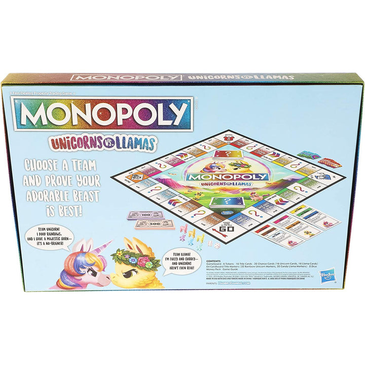 Monopoly: Unicorns vs. Llamas