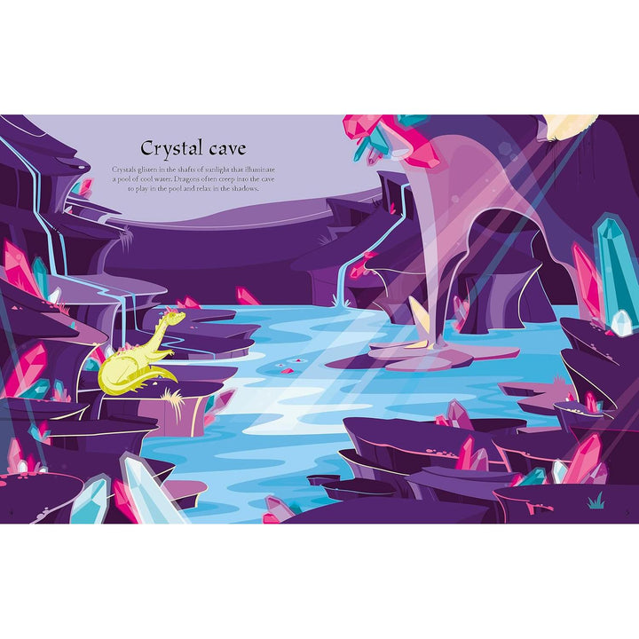 Usborne Dragons Sticker Book (Paperback)