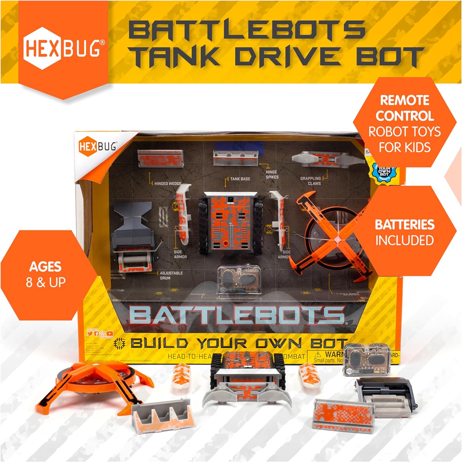 HEXBUG BattleBots Build Your Own Bot Tank Drive