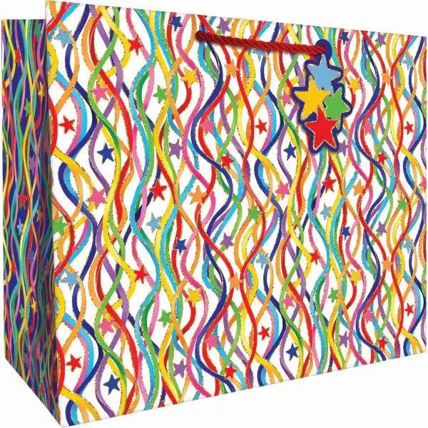 Celebration Streamers - Totes - Jumbo Gift Bag