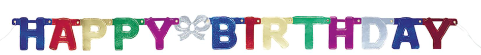 4 Ft Happy Birthday Banner