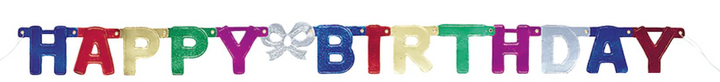 4 Ft Happy Birthday Banner