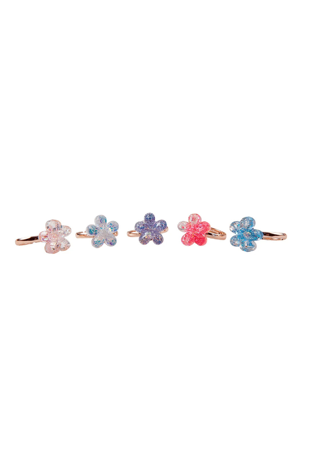 Great Pretenders Boutique Shimmer Flower Rings