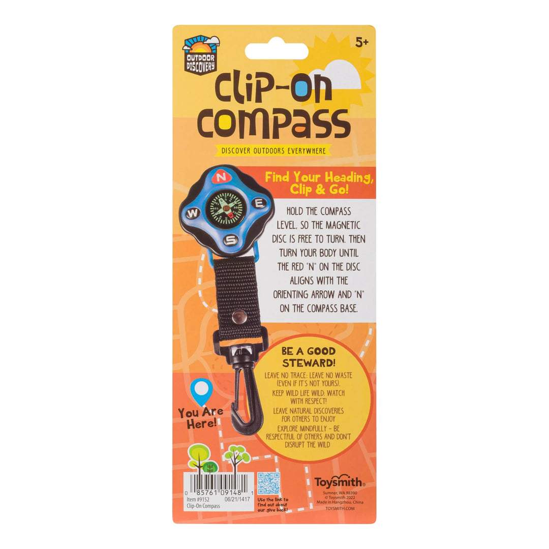 Toysmith Clip-On Compass