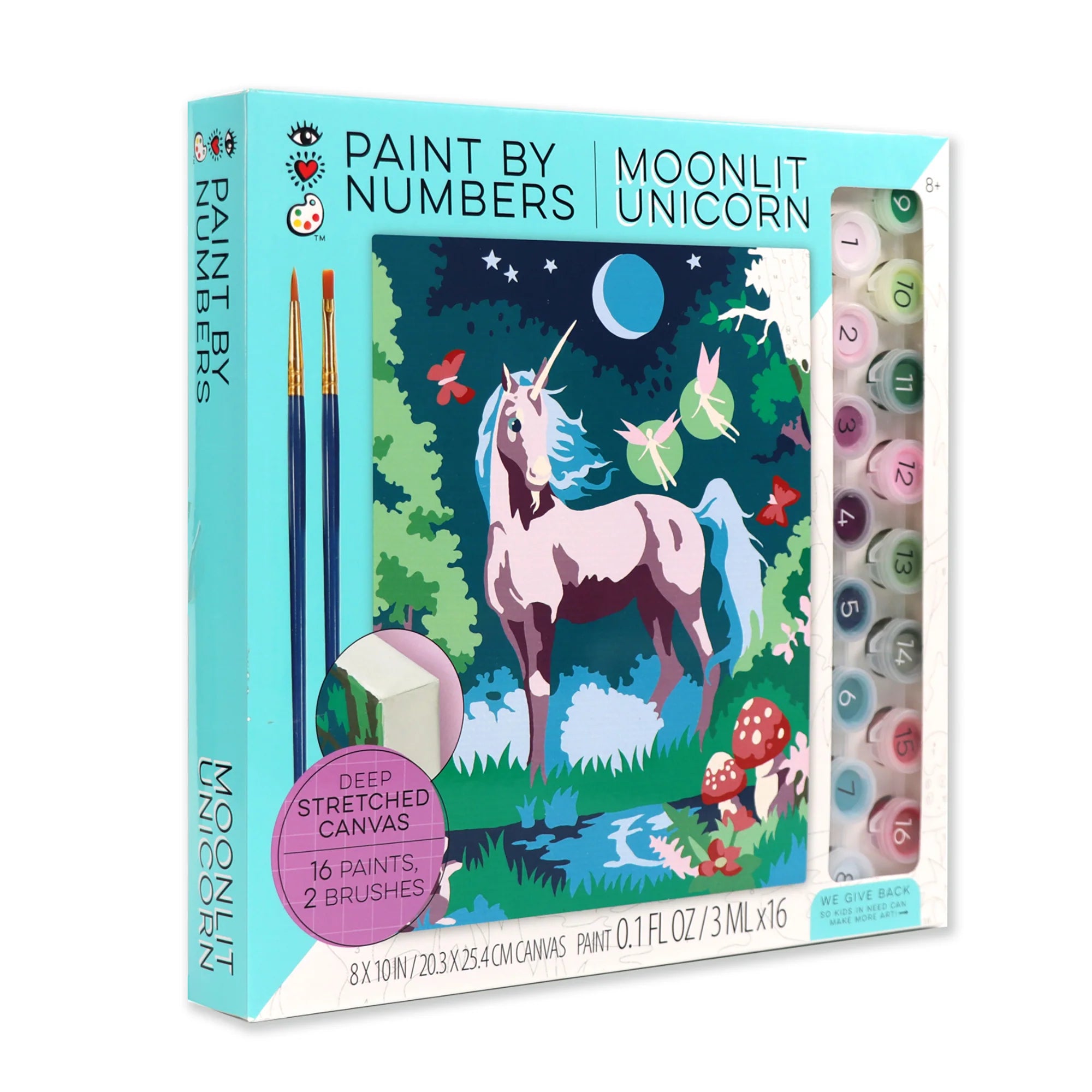 Paint by Numbers - Moonlit Unicorn from iHeartArt
