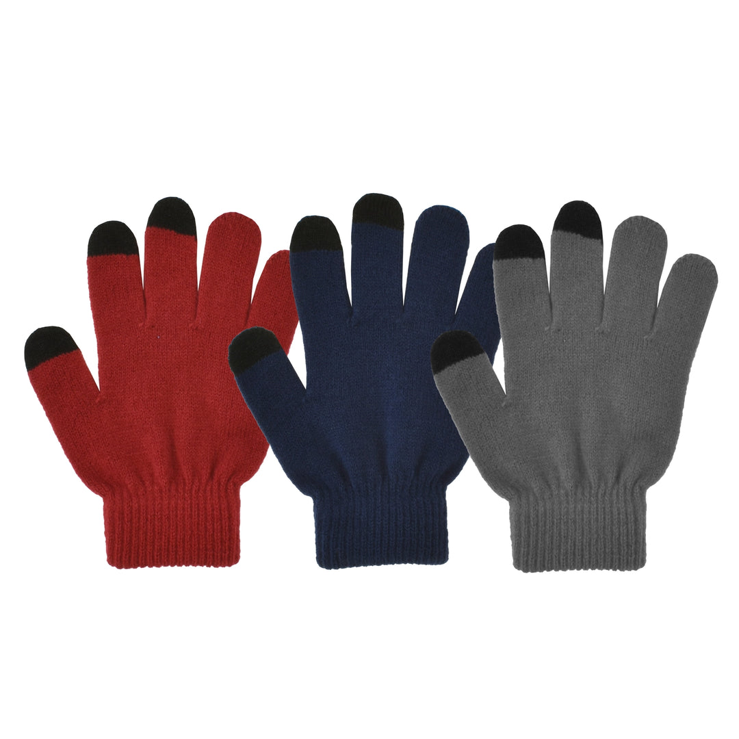 Grand Sierra Boys Touchscreen Stretch Gloves O/S