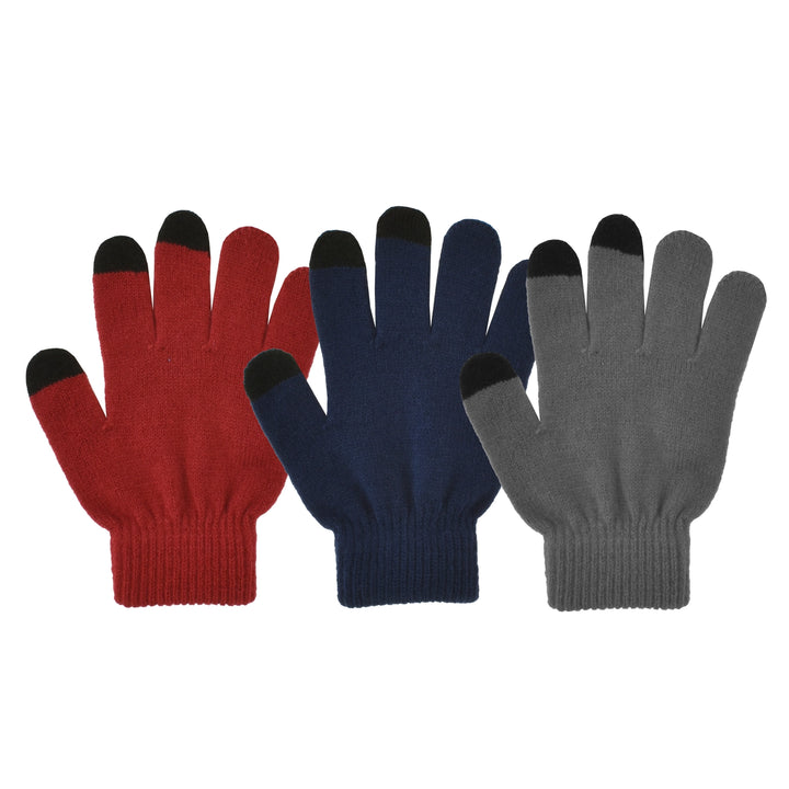 Grand Sierra Boys Touchscreen Stretch Gloves O/S