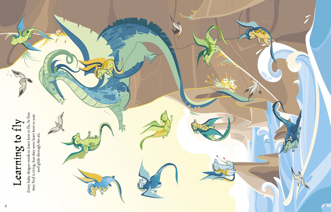 Usborne Dragons Sticker Book