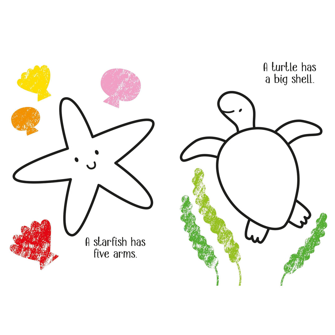 Usborne Little Coloring Under the Sea Book