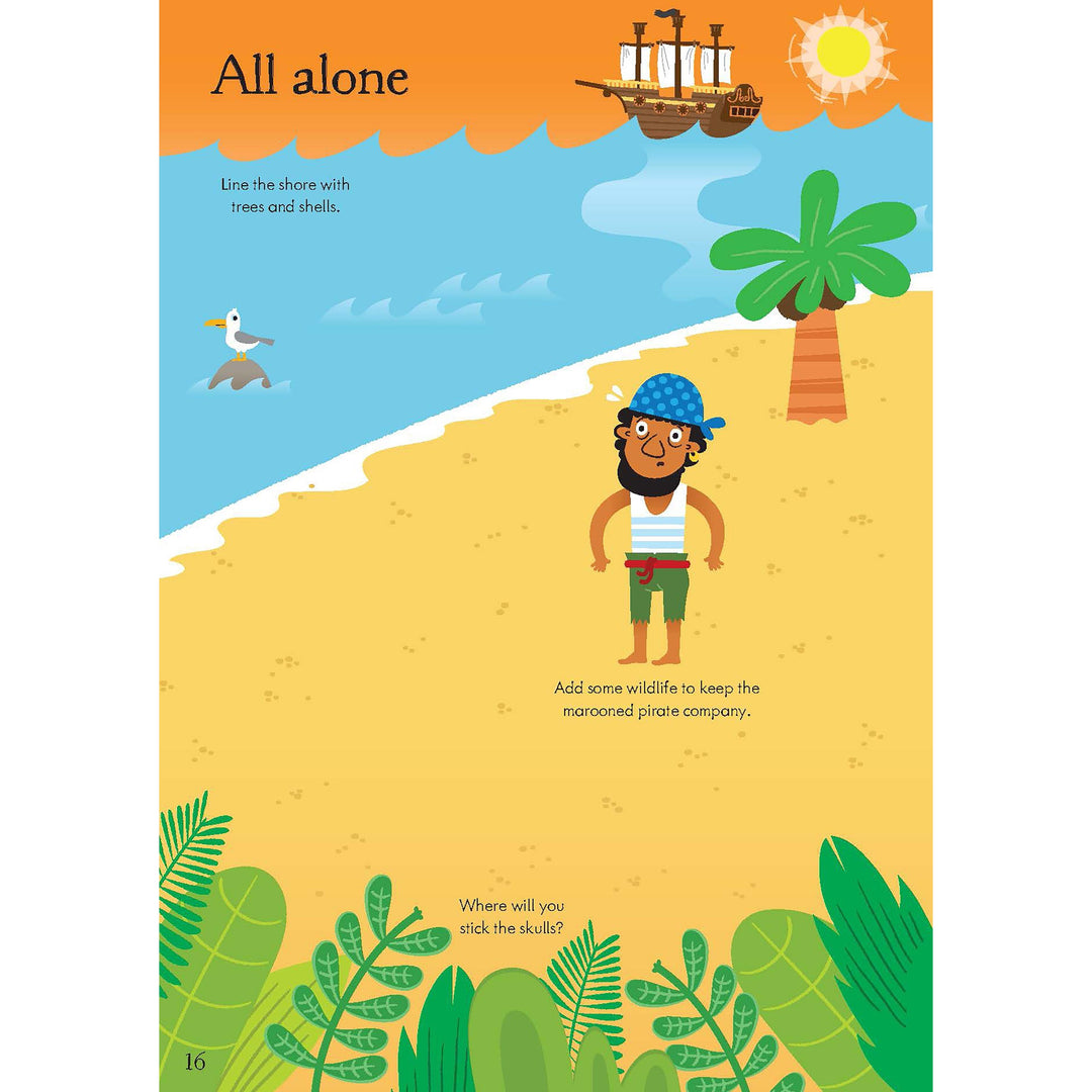 Little First Stickers Pirates by Usborne