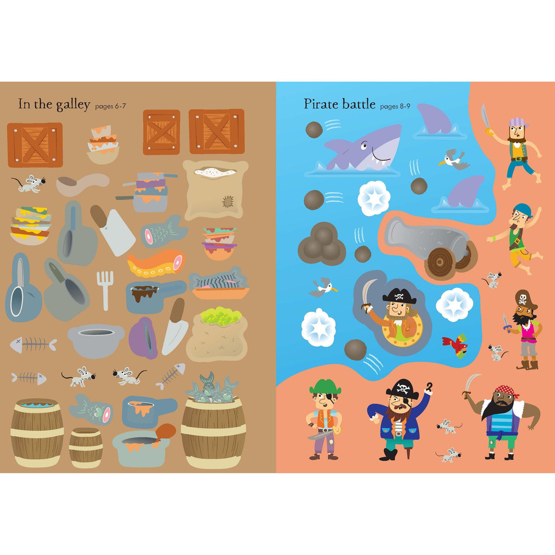 Little First Stickers Pirates by Usborne