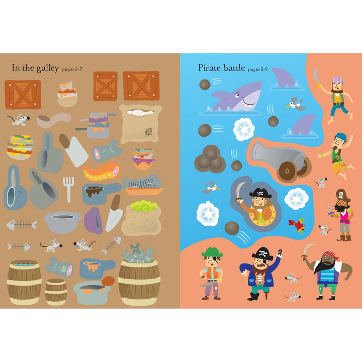 Little First Stickers Pirates by Usborne