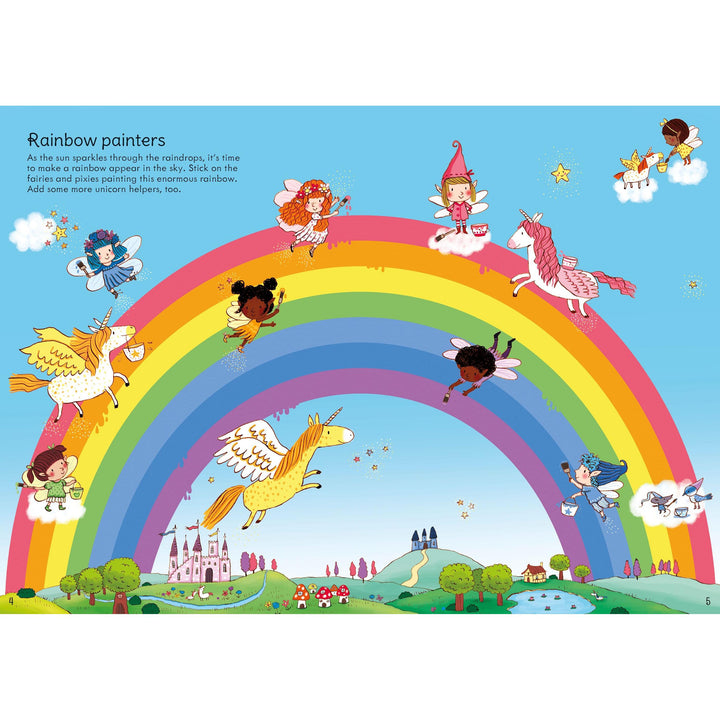 Usborne Little First Stickers Rainbows