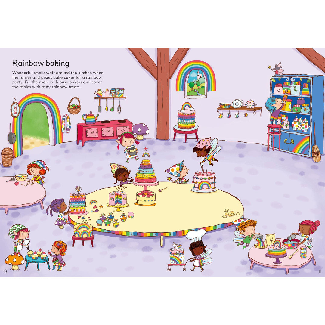 Usborne Little First Stickers Rainbows