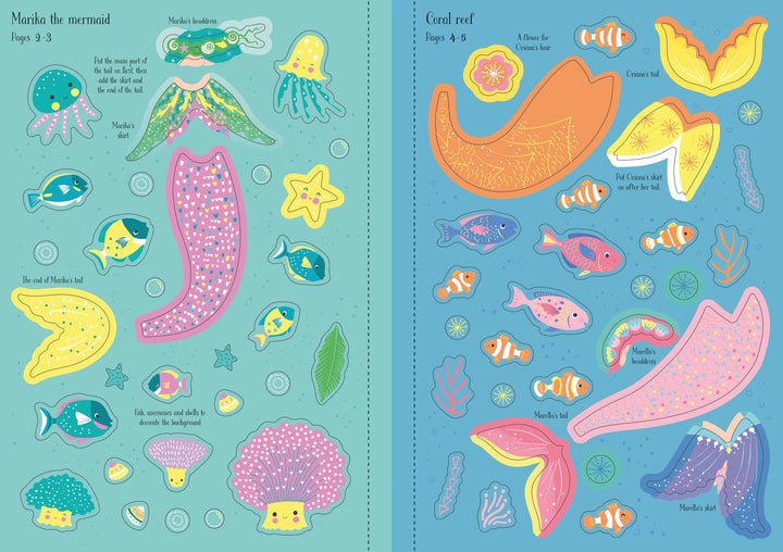 Little Sticker Dolly Dressing Mermaid