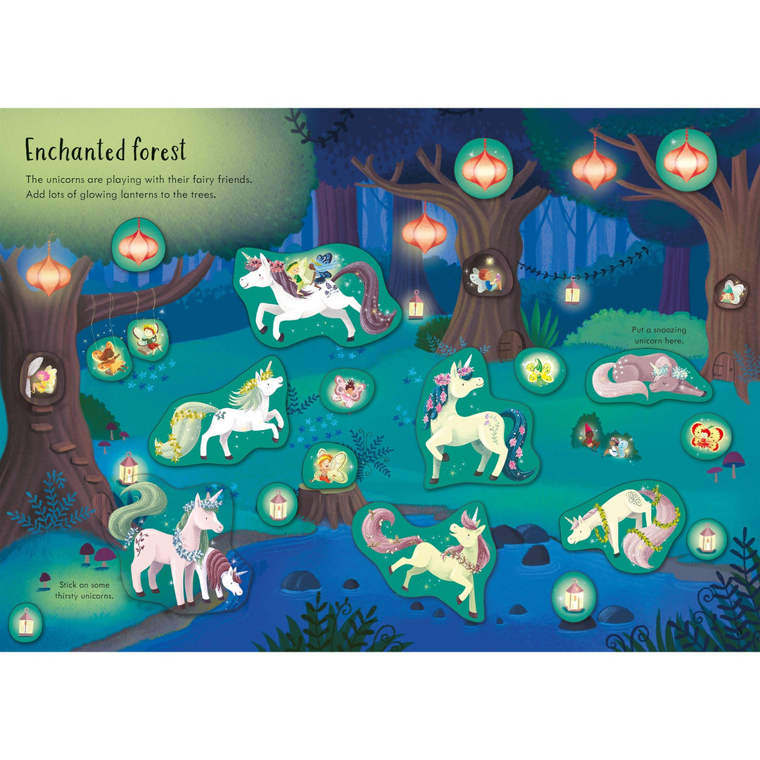 Sparkly Unicorns Sticker Book