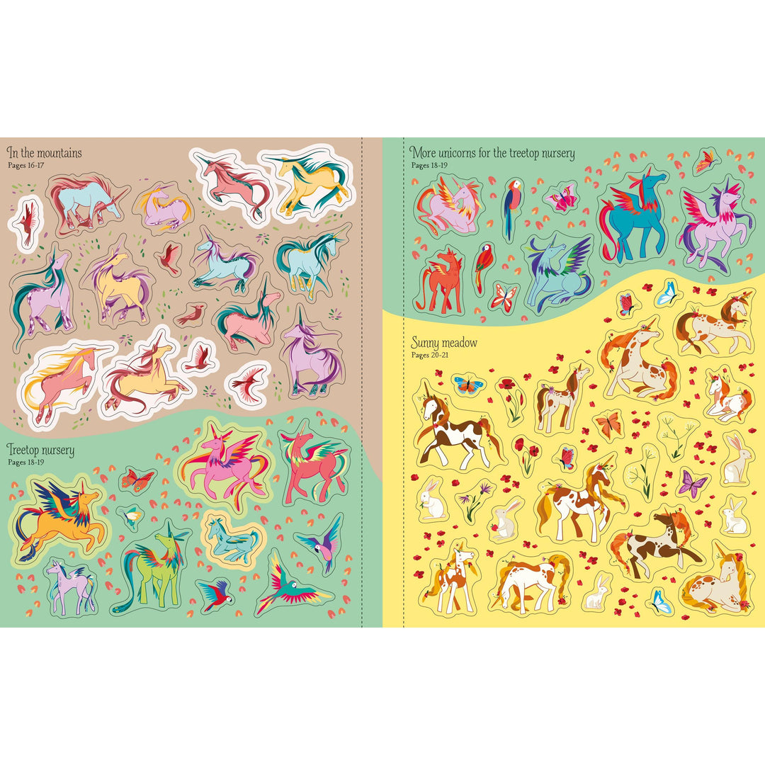 Usborne Unicorns Sticker Book