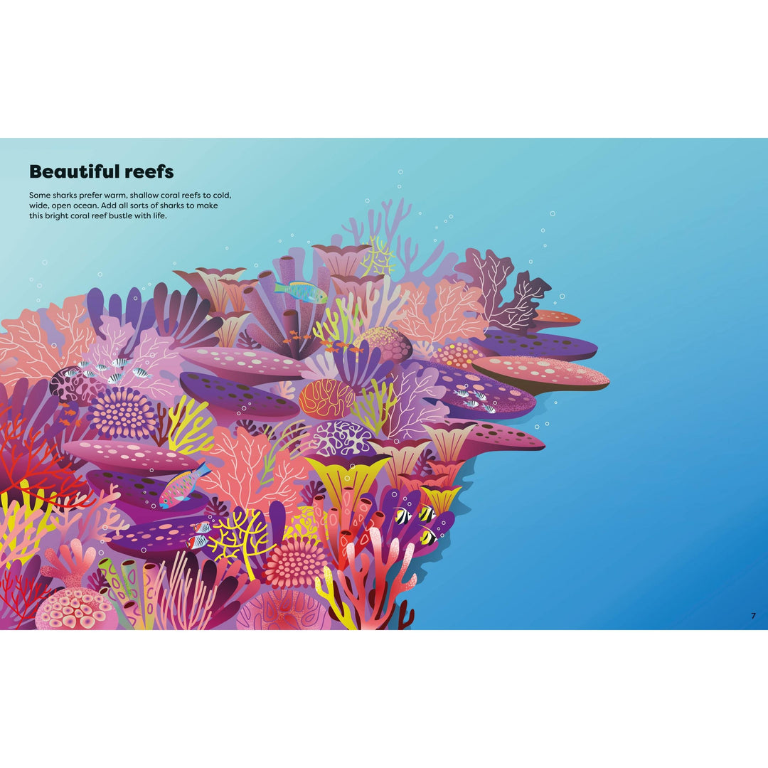 Usborne Big Sticker Book of Sharks