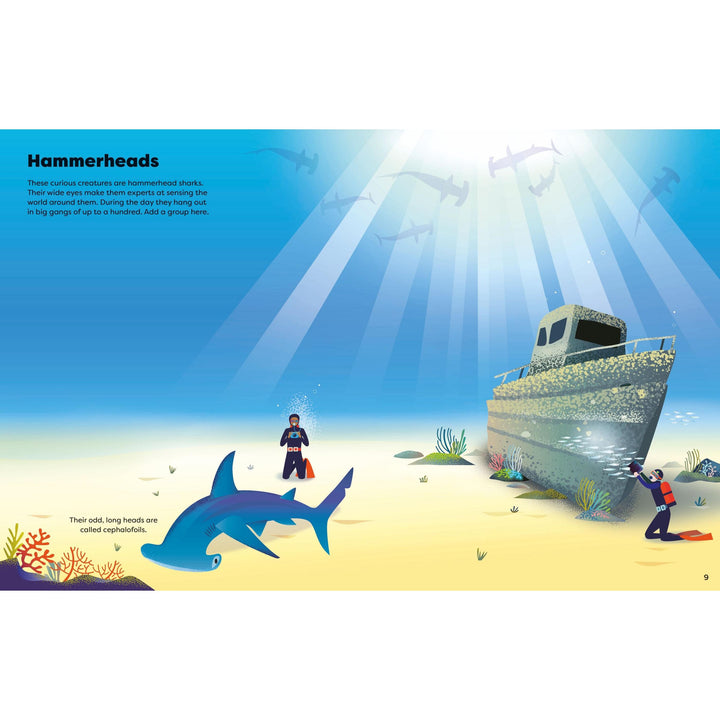 Usborne Big Sticker Book of Sharks