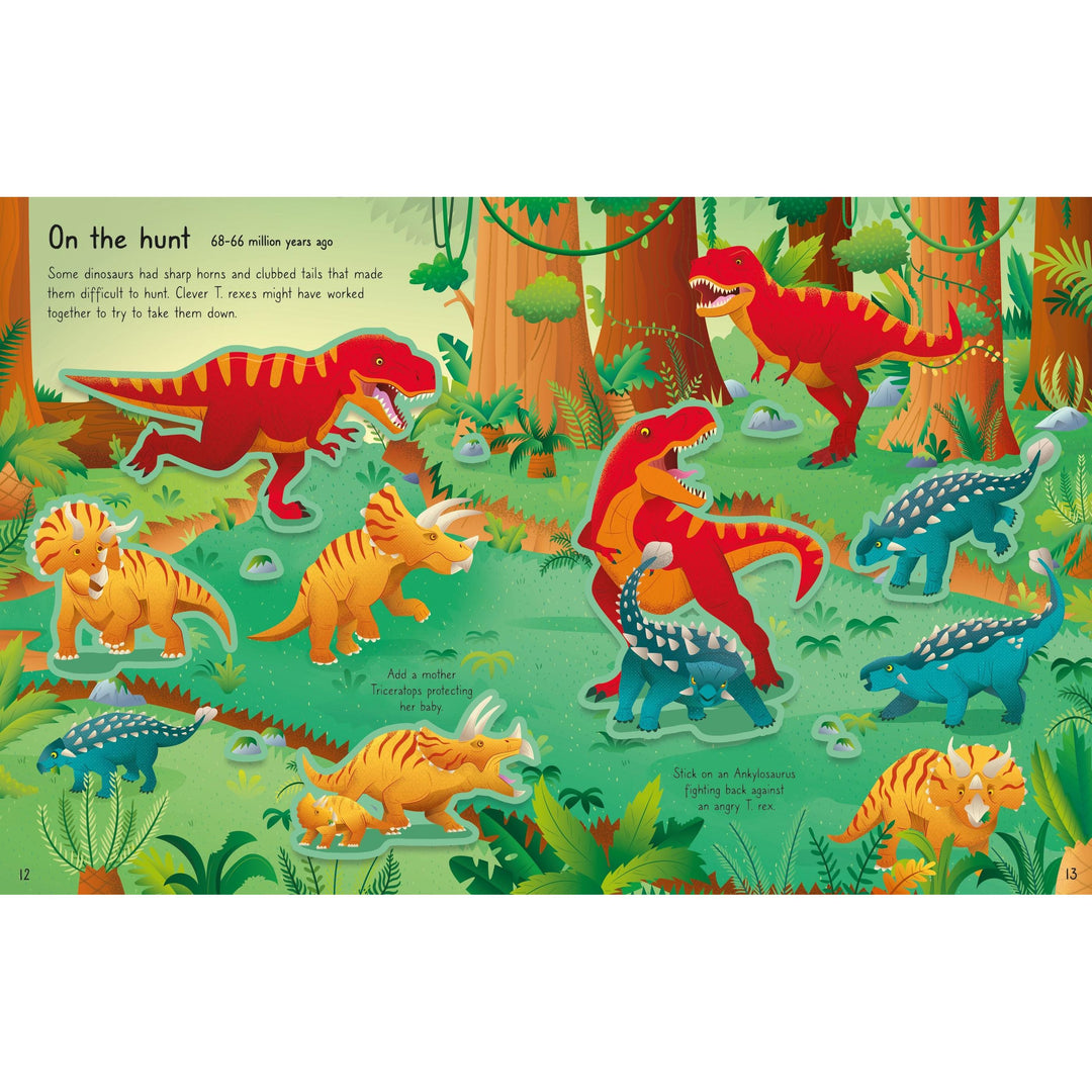 Usborne First Sticker Book: T-Rex